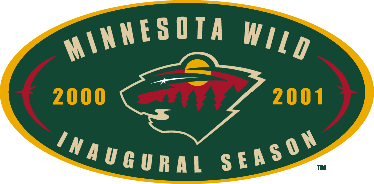 Minnesota Wild 2001 Anniversary Logo t shirts iron on transfers